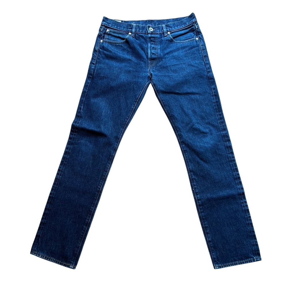 Wallace & Barnes J Crew Selvedge Jeans Mens 32x34 Slim Japanese Denim AB456
